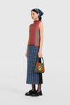 YANYAN KNITS 2025 Fall/Winter Collection: Stand-up Collar Vest (YYK-YYW25-1631-PS) - Color Block Design